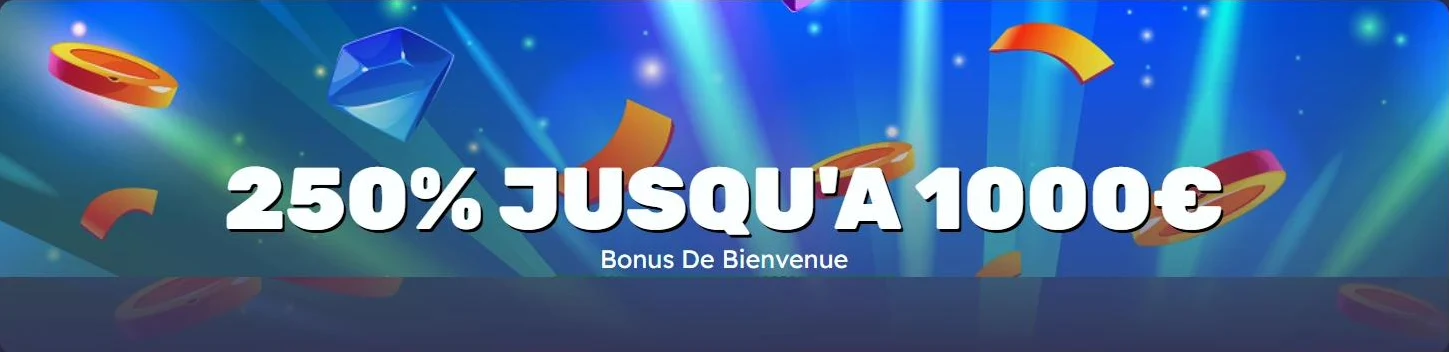 Pack de bienvenue Casino Peaches : 250 % jusqu'à 1 000 €